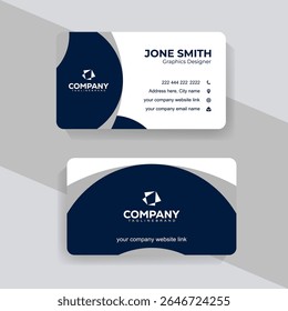 Modern Abstract Business Card Layout for Creative Professionals