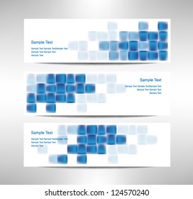 Modern Abstract Business - Card Set  Vector Design