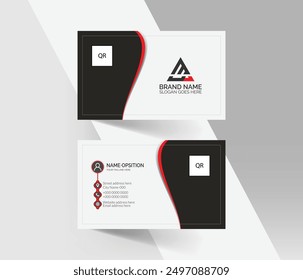 Modern abstract business card template, creative visiting card layout, id card,name card, company card design