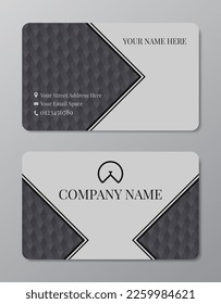 modern abstract business card, vector design