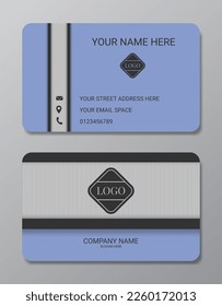 modern abstract business card, vector design