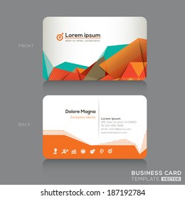 Modern Abstract Business cards Design Template