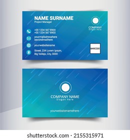 Modern abstract business visiting card design templates 