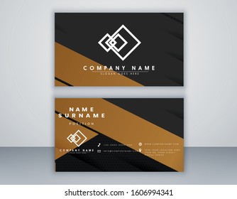 Modern abstract bussines card template