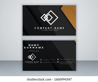 Modern abstract bussines card template