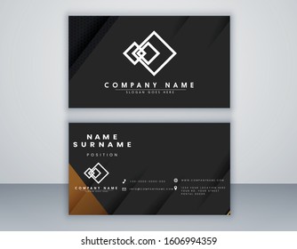 Modern abstract bussines card template