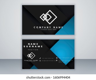 Modern abstract bussines card template