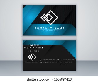 Modern abstract bussines card template