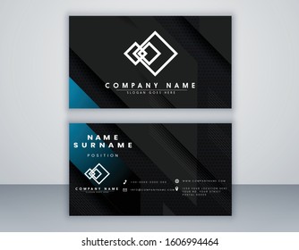 Modern abstract bussines card template