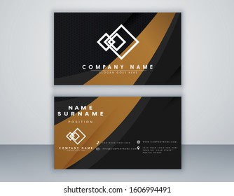 Modern abstract bussines card template