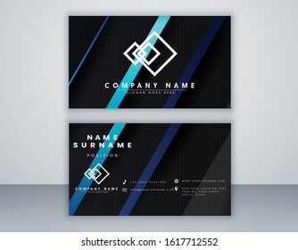 Modern abstract bussines card template