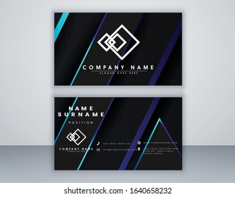 Modern abstract bussines card template