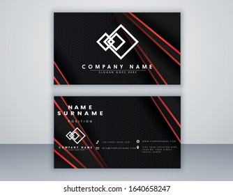 Modern abstract bussines card template