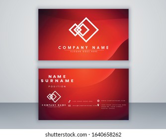 Modern Abstract Bussines Card Template