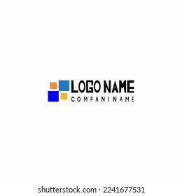 moderno vector de logotipo abstracto a cuadros perfecto para logotipos de aplicaciones