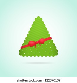 Modern abstract christmas tree background