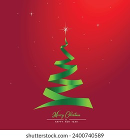 Moderno y abstracto fondo de árbol de navidad, fondo de Navidad con árbol de Navidad, árbol de Navidad hecho de papel. Vacaciones de invierno.eps8