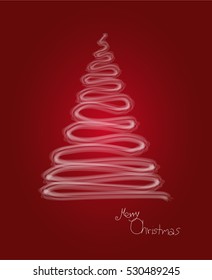 Modern abstract christmas tree background