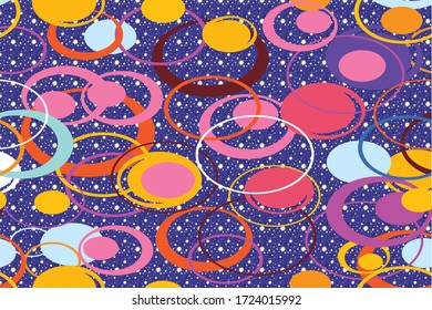 Modern Abstract Circle Background Design Vector Illustration. Modern abstract sqauare round circal