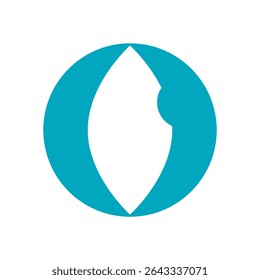 Icono de círculo Abstractas moderno. Símbolo de figura geométrica mínima. Un elemento de forma simple, estilo de diseño plano y estética de brutalismo. Ideal para proyectos gráficos contemporáneos y aplicaciones creativas.