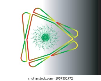 
Modern Abstract Circle Logo. Icon  Symbol Vector Template.