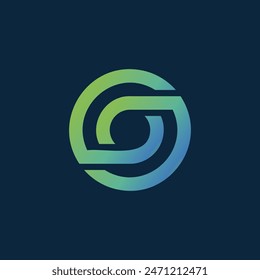 Modern Abstract Circle Logo Icon Vector