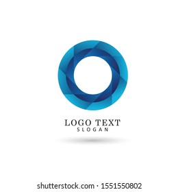 Modern Abstract Circle Logo. Symbol & Icon Vector Logo.