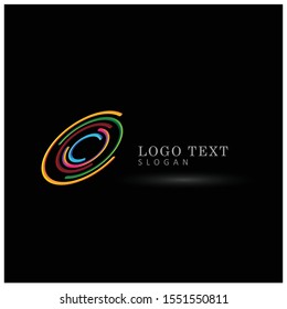 Modern Abstract Circle Logo. Symbol & Icon Vector Logo.