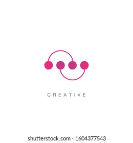 Modern Abstract Circle Logo. Symbol & Icon Vector Logo Template (22)