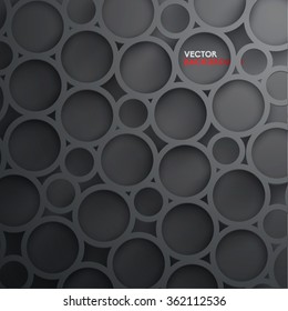 Modern Abstract Circle Vector Design