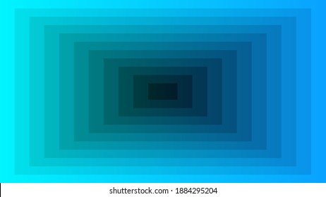 Líneas de círculos abstractos modernos y patrones de formas poligonales con marco redondo luz de gradiente de neón azul colorido fondo aislado