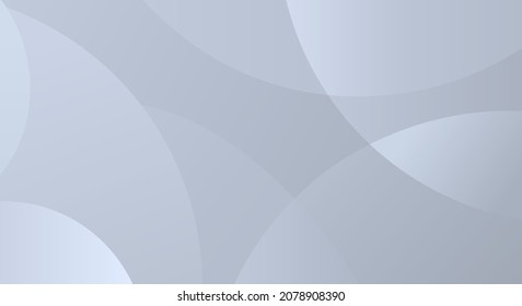 Moderne abstrakte Kreise überlagern mit Licht und Schatten auf weißem und grauem Hintergrund. Vektorgrafik