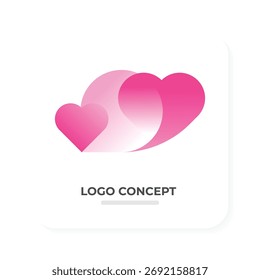 modern abstract cloud shape with smooth gradients and soft shadows