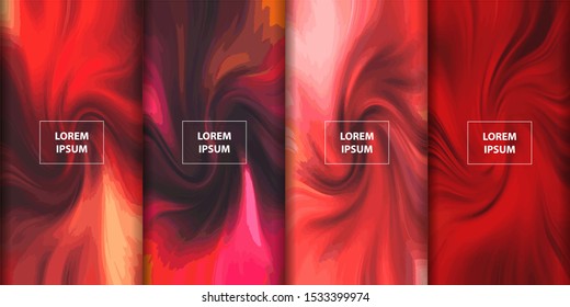 Modern abstract color background with curved lines. Creative gradient texture for you design