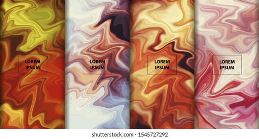 Modern abstract color background. Liquid flow style. Creative gradient texture for you design