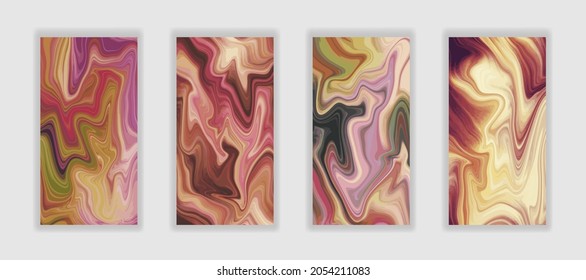 Fondo de color abstracto moderno. Estilo de flujo líquido. Textura de degradado creativa para su diseño 