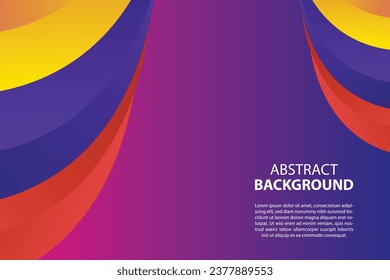 Diseño vectorial de fondo de color abstracto moderno