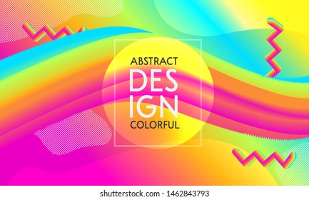 Modern Abstract Colorful Background Design HD Vector.