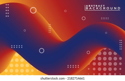 Modern Abstract Colorful Background with Fluid Shapes