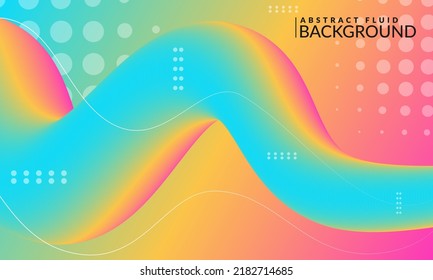 Modern Abstract Colorful Background with Fluid Shapes