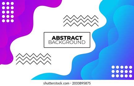 Modern abstract colorful background. Liquid color design. Fluid gradient shapes composition. With paper art. Futuristic design landing. Cool background design for posters, template. 