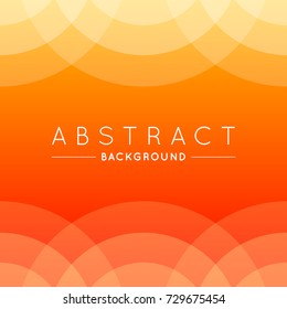 Modern Abstract Colorful Background with Text for Your Artwork. Vector Orange illustration with Circles.