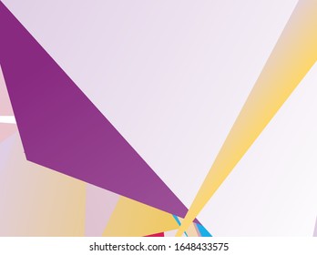 Modern abstract colorful business template on light backdrop. Great design for any purposes. Abstract design banner template. Color geometric pattern. Vector vintage illustration.
