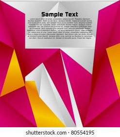 Modern abstract colorful designed vector background