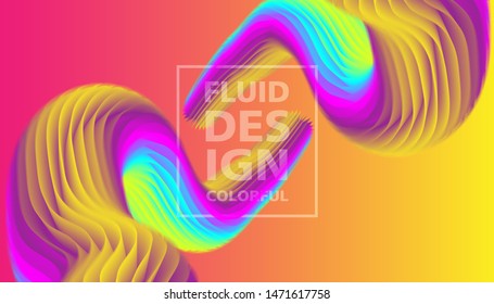 Modern Abstract Colorful Fluid Design Background, Template for Social Media Background, Banner, and Poster HD Vector.
