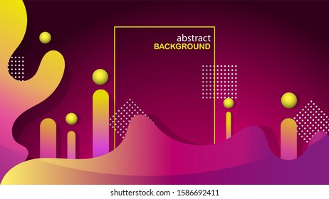 Modern abstract. Colorful geometric background. Fluid shapes composition. Eps10 vector. - Vector