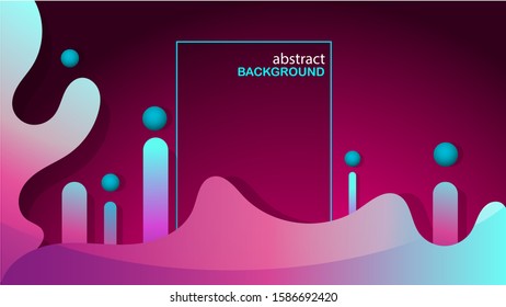 Modern abstract. Colorful geometric background. Fluid shapes composition. Eps10 vector. - Vector