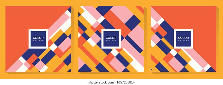 Modern Abstract Colorful Geometric Background