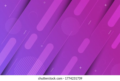 Modern abstract colorful geometric background design