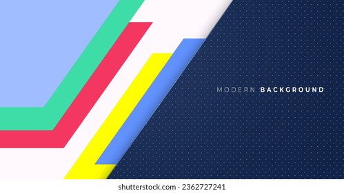 modern abstract colorful geometric background design